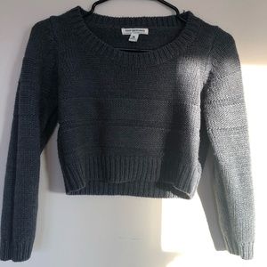 Knit crop sweater